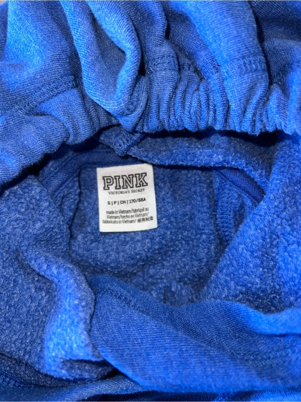 Victoria's Secret Royal Blue Men's Pullover Hoodie - Picture 3 of 7